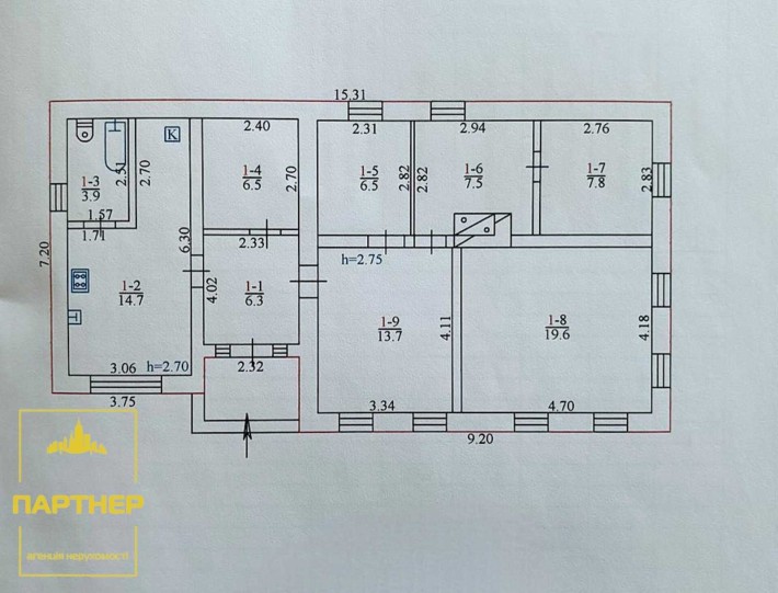 Продаж  будинку   Кременчук + 50 соток землі. - фото 1