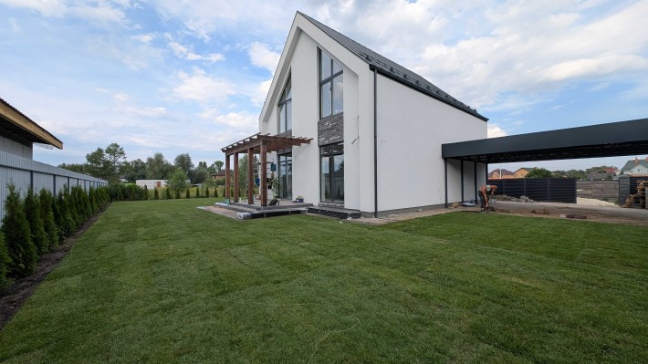 Будинок в скандинавському стилі, 164м2 в передмісті Києва - фото 1