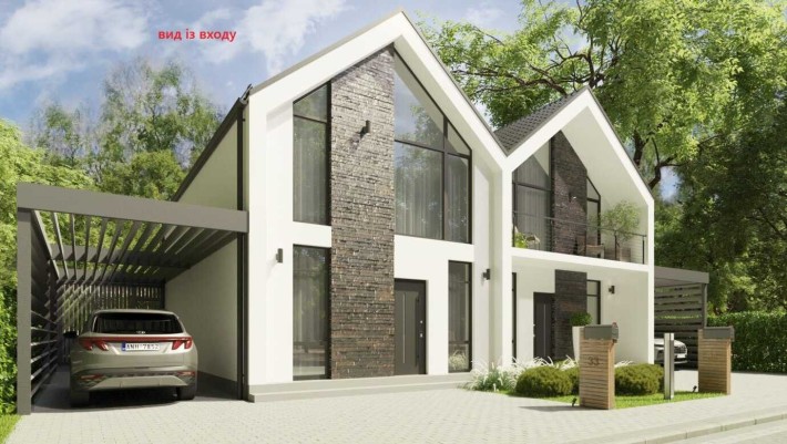 Продам Дуплекс 87м2 з газом КМ Gardd House с.Рожни власник - фото 1