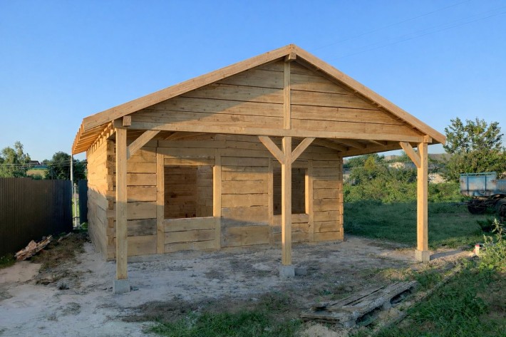 Хата  дача будинок зруб брус - фото 1