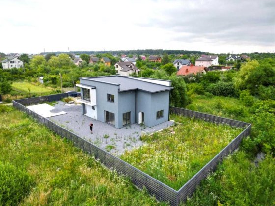 Сучасний будинок в Солонці 174 м², Нульовий цикл з чорновими роботами. Солонка