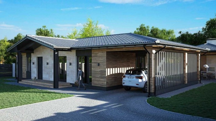 Сімейний одноповерховий будинок 129 м² на 7 сотках у Бучі - фото 1