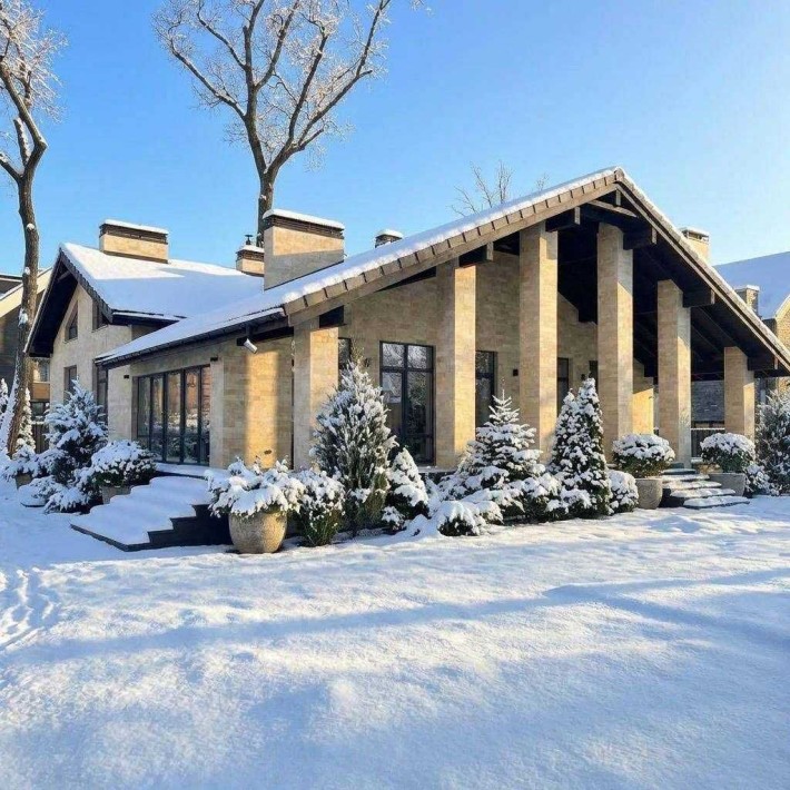 Одноповерховий будинок 200 м² на ділянці 14 соток Буча - фото 1