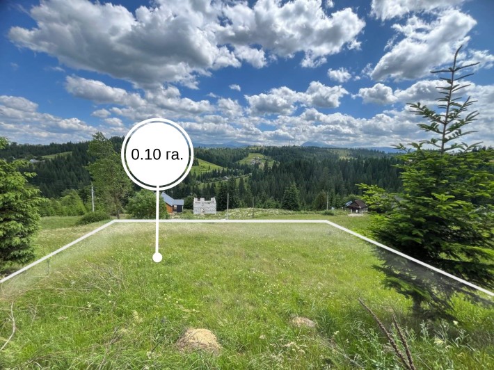 Земельна ділянка в Яблуниці (Буковель) 0.10 га - фото 1