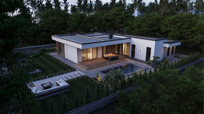 Сучасний будинок біля Львова в с.Солонка - фото 1