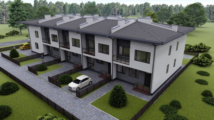 ВСЬОГО КІЛЬКА ШТУК!Таунхауси на центральній вулиці Рудно!БЕЗ КОМІСІЇ! - фото 1