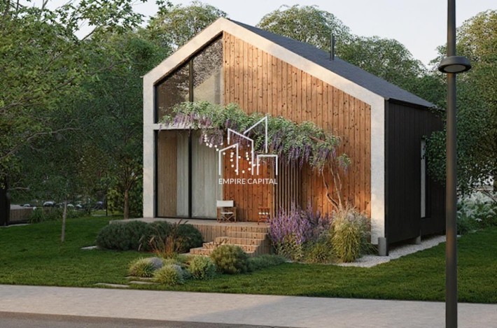 Без комісії Інвест-будинок “Блеквуд” 43.5 м² | Камін, тераса - фото 1