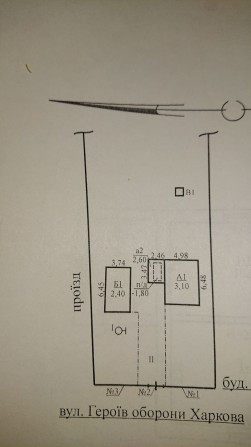 Участок з будинком під забудову приватний сектор в місті Карнаватка (Ц - фото 1