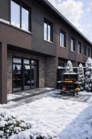 Сучасні таунхауси від 91 м² | газ | центральні комунікації | тераси - фото 1