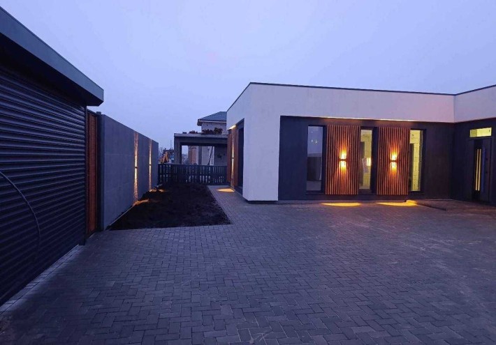 ЖМ Дайберг | Закрытая охраняемая территория | Дом в стиле HI-TECH 1L55 - фото 1