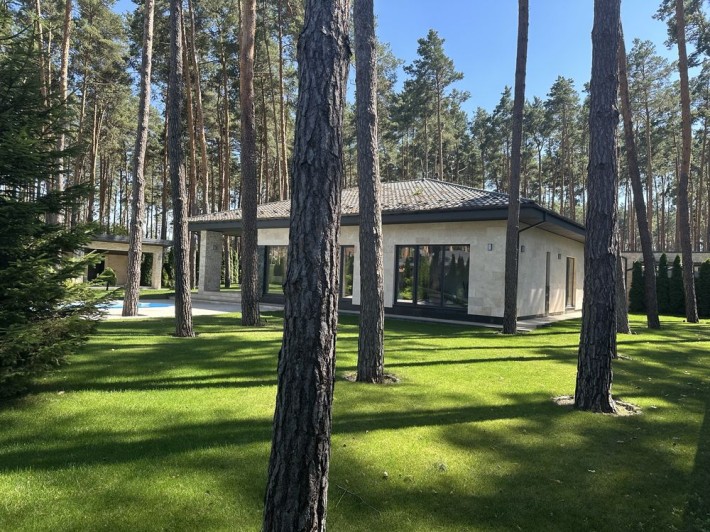 Екслюзивний одноповерховий будинок, з басейном, ланшафтний дизайн. Ліс - фото 1