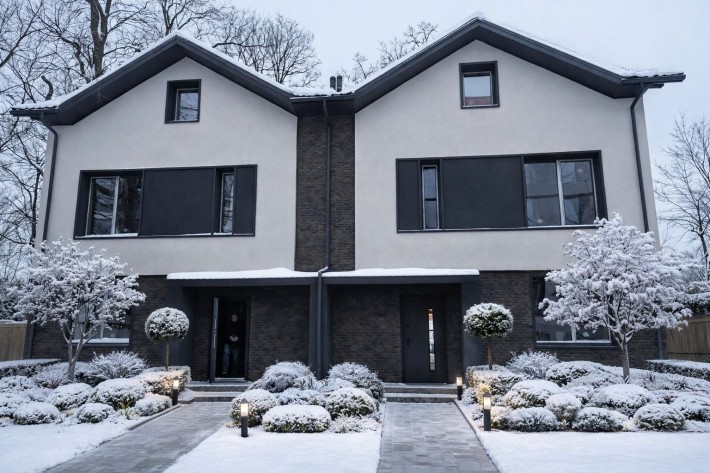 Будинок (дуплекс) в центрі Ірпеня.Газ.Центральні комунікації - фото 1