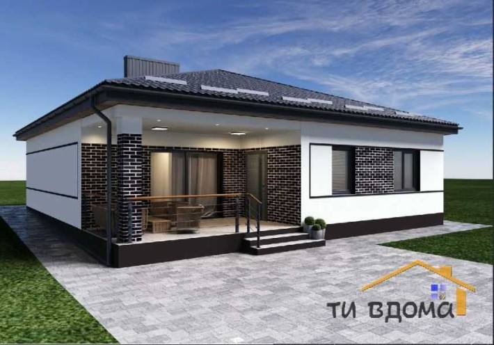 Сучасний окремий будинок 110 кв.м. "Американка" - фото 1