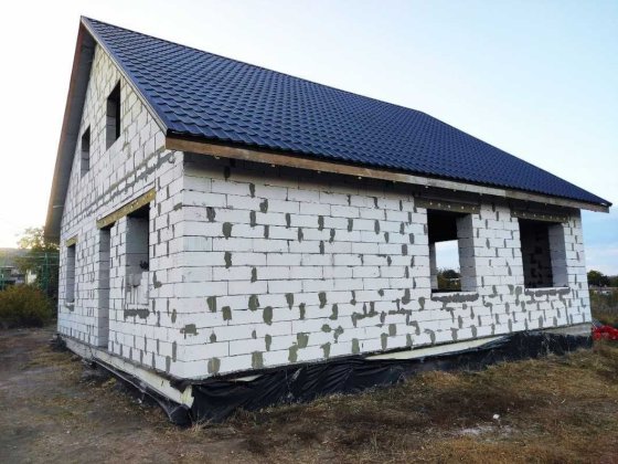 Дом-коробка в Нерубайском — 15 минут от Одессы. 10 соток Нерубайское