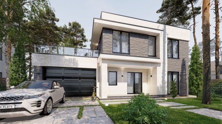 НОВЫЙ ПРОЕК дом 199м² на участке 5 соток ЖМ Дайберг Рассрочка - фото 1