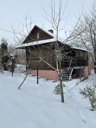 Продається 2-кім дачний будинок зі зрубу зі ставком, Заставнянська - фото 1