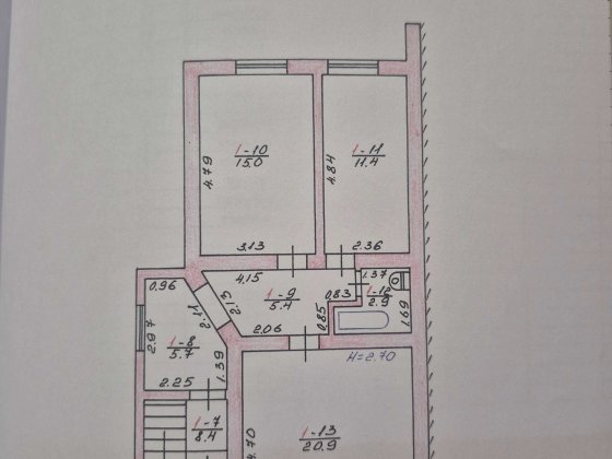 Будинок в 3-х рівнях Садгора центр вул.Д.Галицького Чернівці