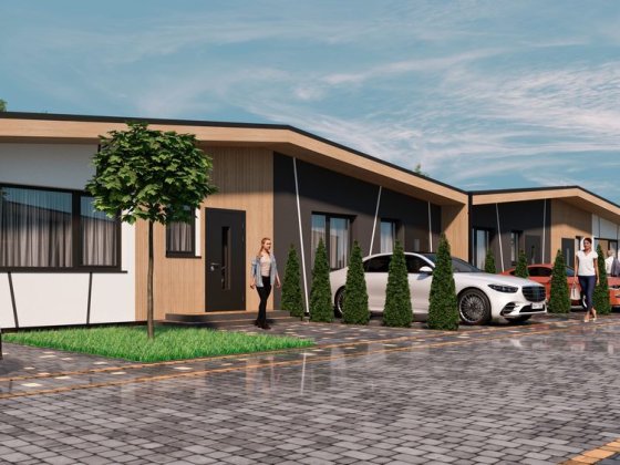 Таунхаус в межах міста на 71 кв.м. з централізованими комунікаціями Вараш