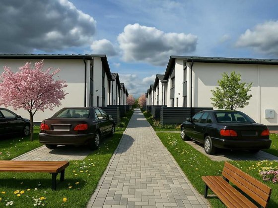 ПРОДАЖ БЕЗ КОМІСІЇ від забудовника.Таунхаус 70м2.РОЗТЕРМ-ВАННЯ 12 міс. Киев