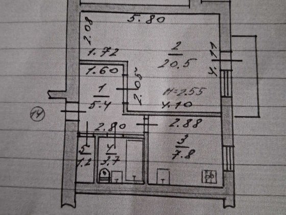 Здається в оренду однокімнатна квартира Бердичів