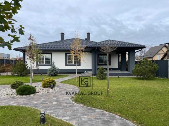 Київ без комісії: будинок 150 м² на 10 сотках з газом та ландшафтом Софіївська Борщагівка