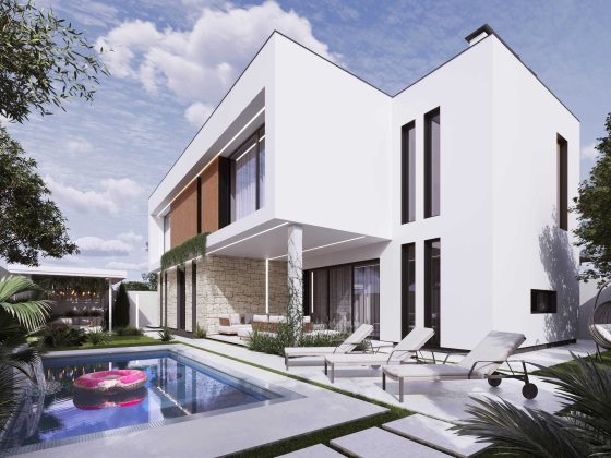 Дом в Совиньоне, под отделку, проект в подарок Одеса