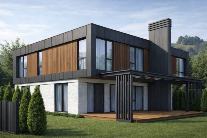 Дуплекс 130 м² з гаражем, 2,5 сотки . Газ. Софіївська Богщагівка - фото 1