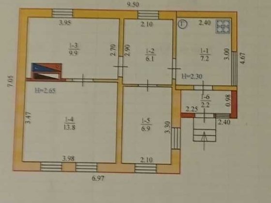В продаже дом Х.Гора ул. Баварская, р-н бора, 46м2, 4,5 сотки Харків
