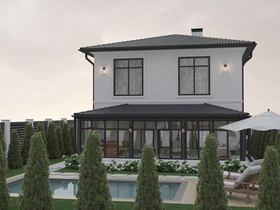 В продаже 2-этажный дом, закрытый комплекс. Таирова/Червоный хутор Одеса