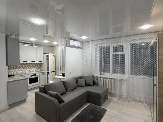 Аренда 1к однакомнатная квартира студии Тополь на Запорожском шоссе 60 Днепр