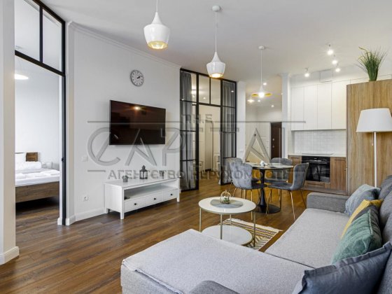 Аренда дизайнерской квартиры ЖК ALTER EGO с террасой Печерский район