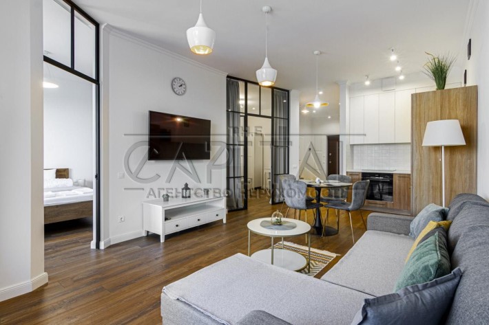 Аренда дизайнерской квартиры ЖК ALTER EGO с террасой Печерский район - фото 1