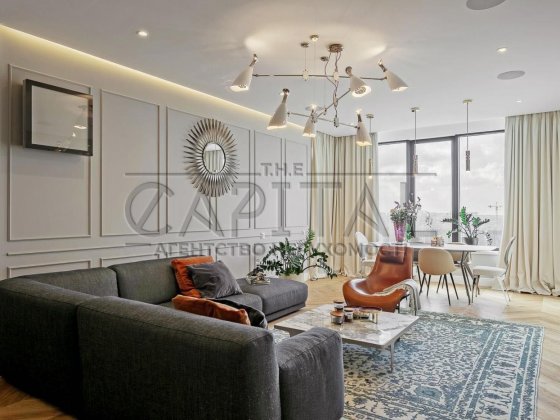 Аренда дизайнерской квартиры 130м² Skyline Residence Печерський район