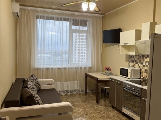 1-к квартира, Жемчужный квартал, автономный дом, 42 м²