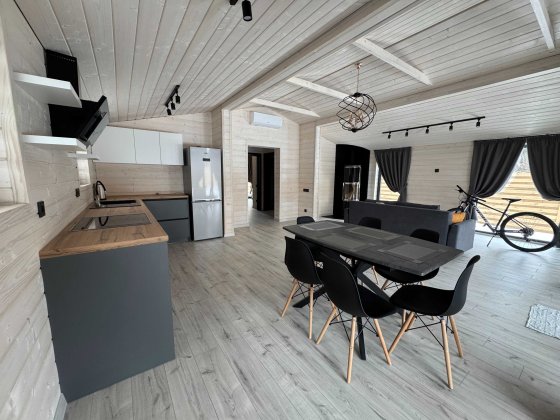 СДАЕМ в аренду НОВЫЙ современный дом 105 м кв + камин на Оболони !! Киев