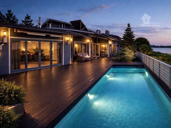 Буднок 340кв. 1 лінія р.Дніпра. 3км від м.Славутич.Оренда від 1-12 міс Киев