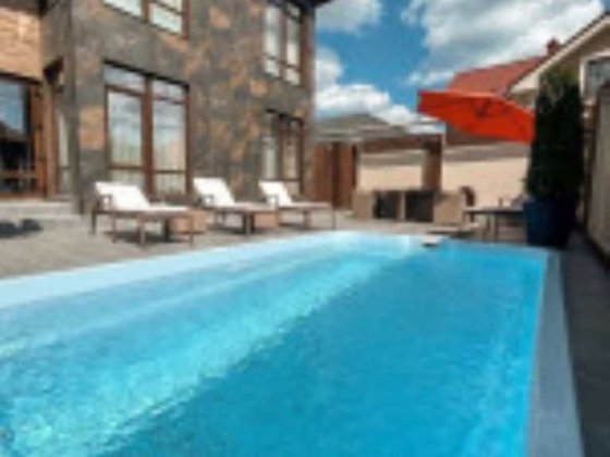 Стильный новый современный дом с бассейном Совиньон 200м 4 сотки Бурлача Балка