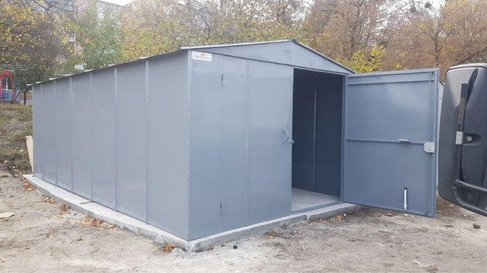 Гараж металевий 5,7*3,8 - фото 1