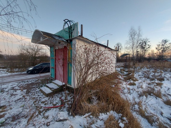 Металевий гараж (частина вагона) з тамбуром - фото 1