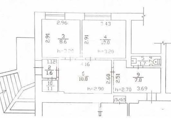 Продаж комерційного приміщення 41 м2. мікр-н Алмазний №5271 Полтава