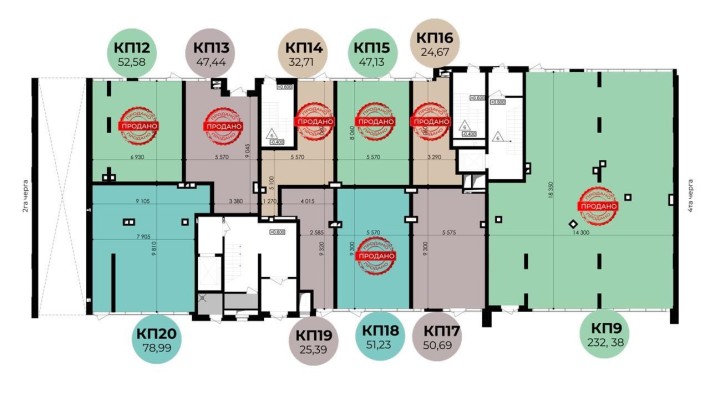 продаж комерційного приміщення у ЖК Парк Арена, в зданому будинку! - фото 1