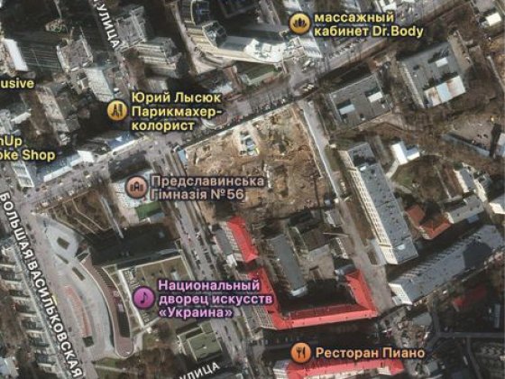 Офис  класс А 500м с двумя входами новый без % Палац Украина Київ