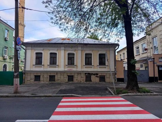 Окрема фасадна будівля, вулиця Борисоглібська 12, Історичний Поділ Київ