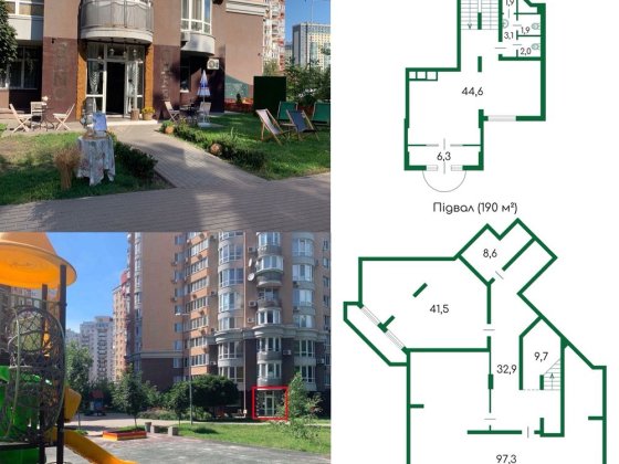 Без комісії. Нежитлове 258м з ремонтом вул. Симоненка 5, ЖК Ліко-Град