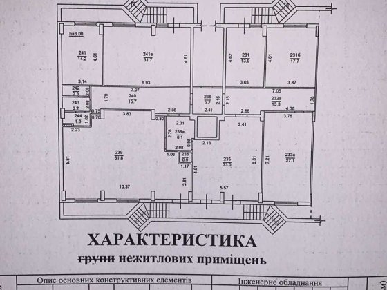 Продам помещение Сахарова/Высоцкого, 248кв.м., фасад, проходное место. Одеса
