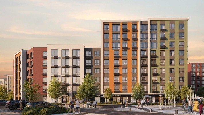 *Помещение под ваш бизнес,  35м2 в новом ЖК пос.Котовского. - фото 1