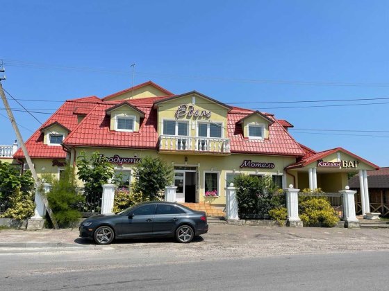 Продаж бізнес-комплексу “Едем” біля Львова | ресторан, готель, магазин Пустомыты