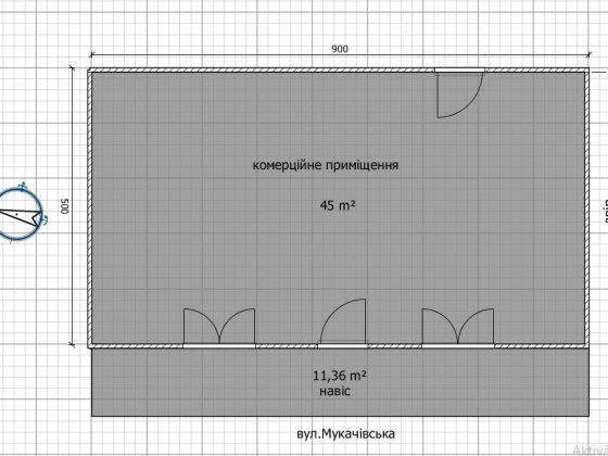Здається в оренду комерційне приміщення Берегово