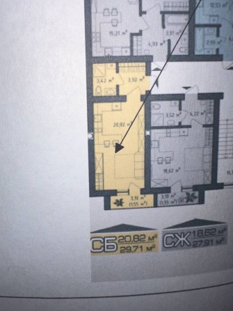 Здам. Квартиру 31м2 + кладова 3 м2 - фото 1