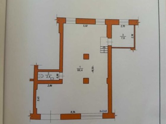 Оренда 76,4 кв.м. в центрі Нововолинська без комісії для орендаря Нововолынск